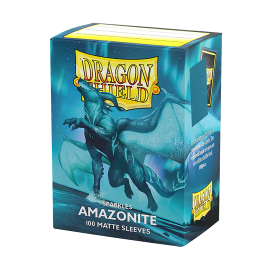 Dragon Shield - Sparkles Matte Sleeves - Amazonite (100)