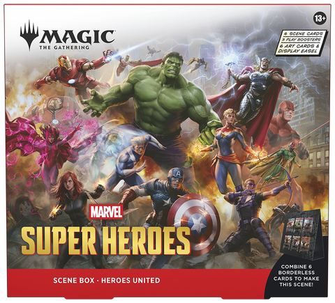 *Pre-Order* Magic The Gathering - Marvel Super Heroes - Heroes United Scene Box