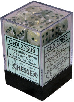 Dices (36D6) - Chessex Marble (Choose your Color)