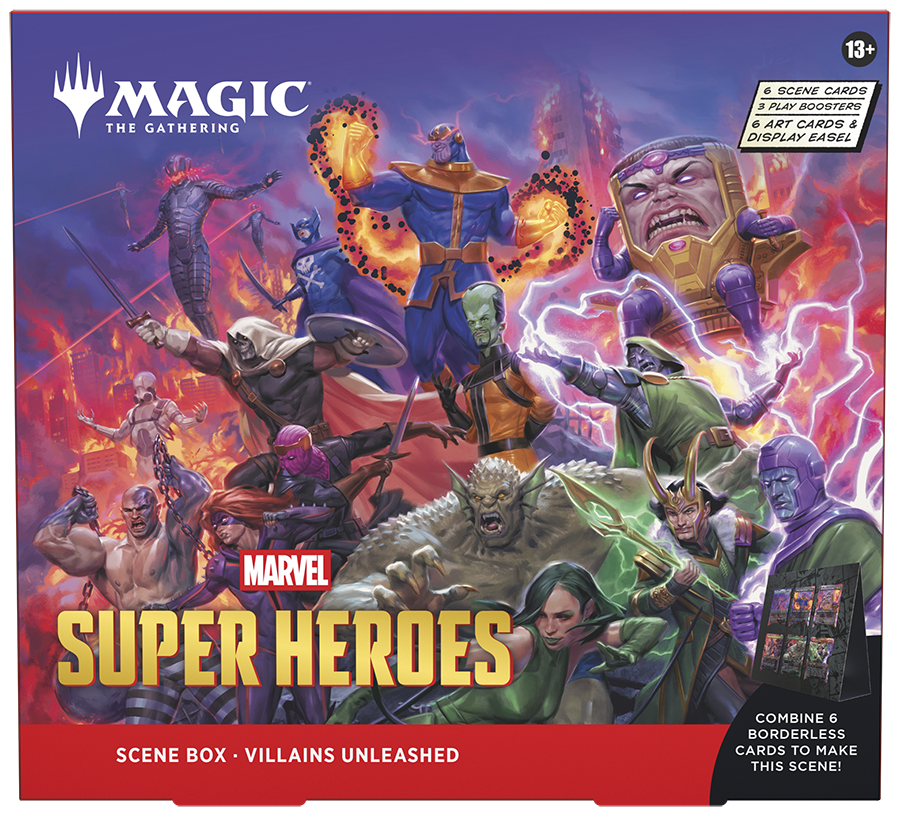 Magic The Gathering - Marvel Super Heroes - Villains Unleashed Scene Box