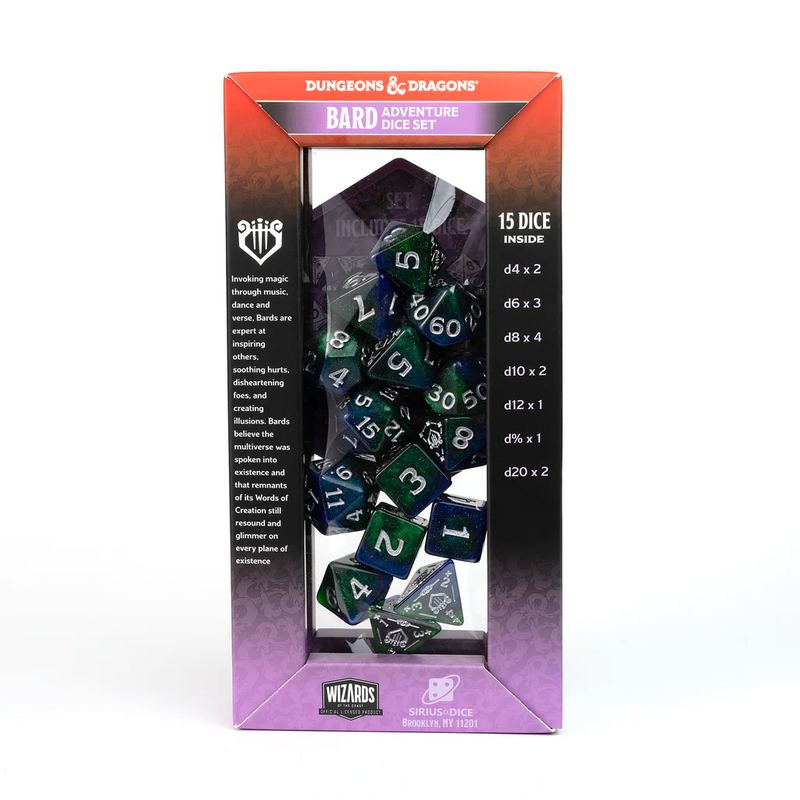 Dungeons & Dragons - Adventure Dice Bard - Blue