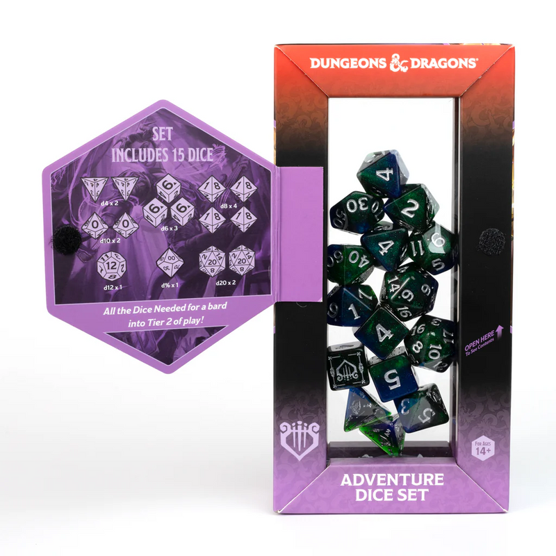 Dungeons & Dragons - Adventure Dice Bard - Blue