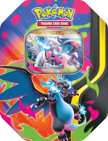 *Pre-Order* Pokémon - Mega Charizard Tin - Mega Charizard X