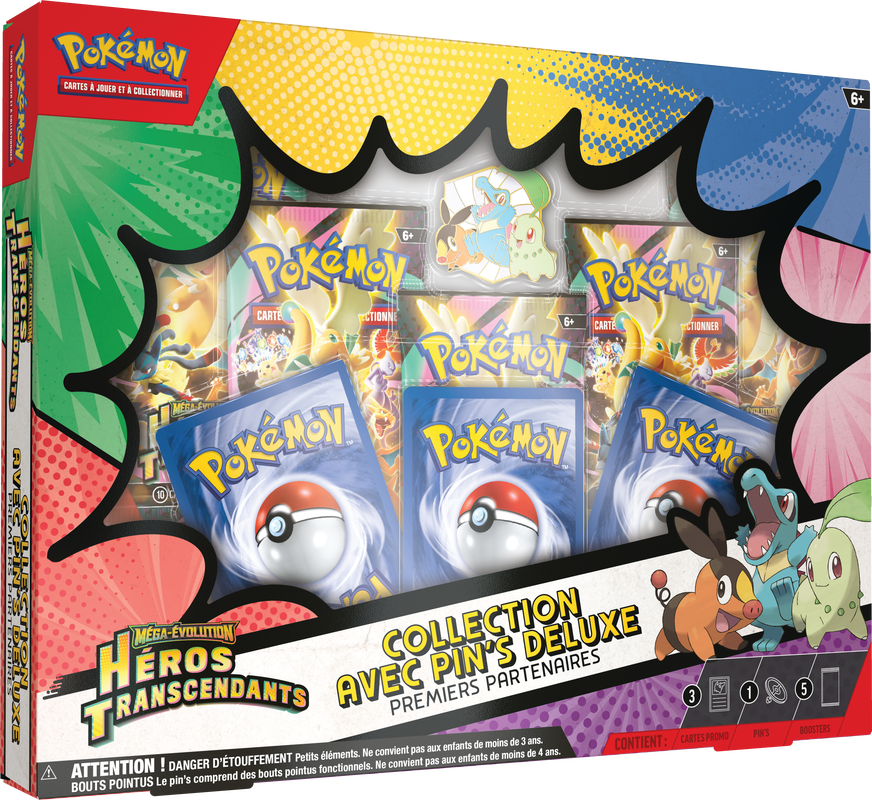 Pokémon - Coffret Collection avec Pin's Deluxe Premier Partenaires (French)