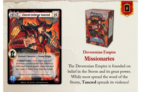 *Pre-Order* Warlords: Saga of the Storm - Into the Accordlands - Starter Deck (Missionaries)