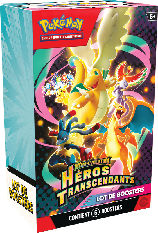 *Pre-Order* Pokémon - Mega Evolution: Héros Transcendants - Lot de Boosters - Français