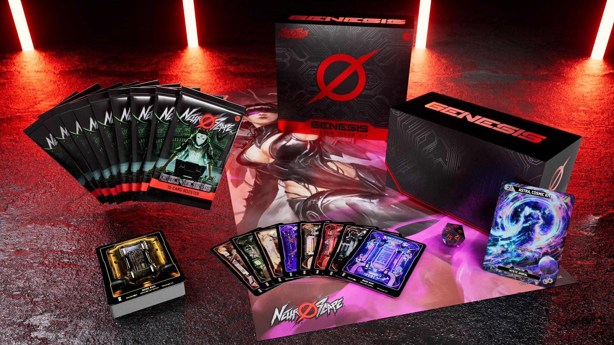 *Pre-Order* Neuroscape TCG - Genesis - Unlimited Master Diver Kit
