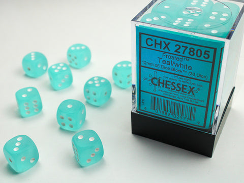 Dices (36D6) - Chessex Frosted (Choose your Color)