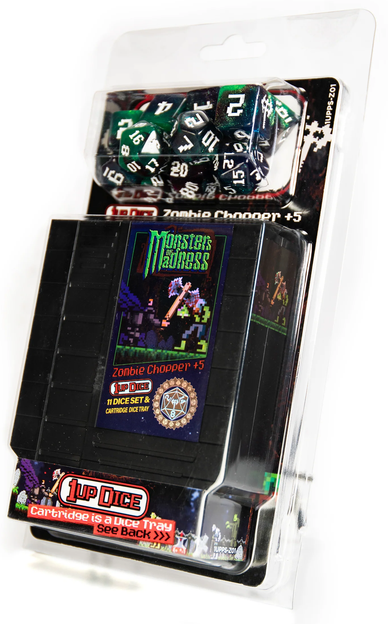 1UP Dice - Zombie Chopper - Polyhedral Dice Set