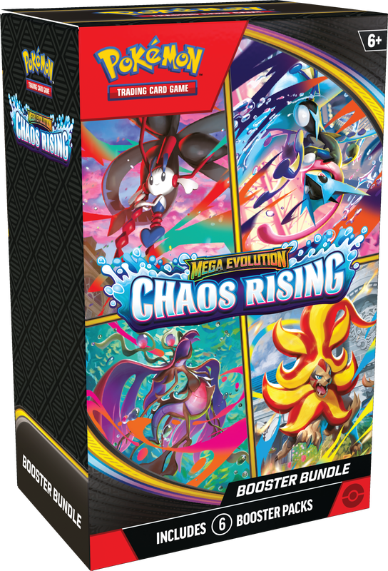 *Pre-Order* Pokémon - Mega Evolution: Chaos Rising - Booster Bundle