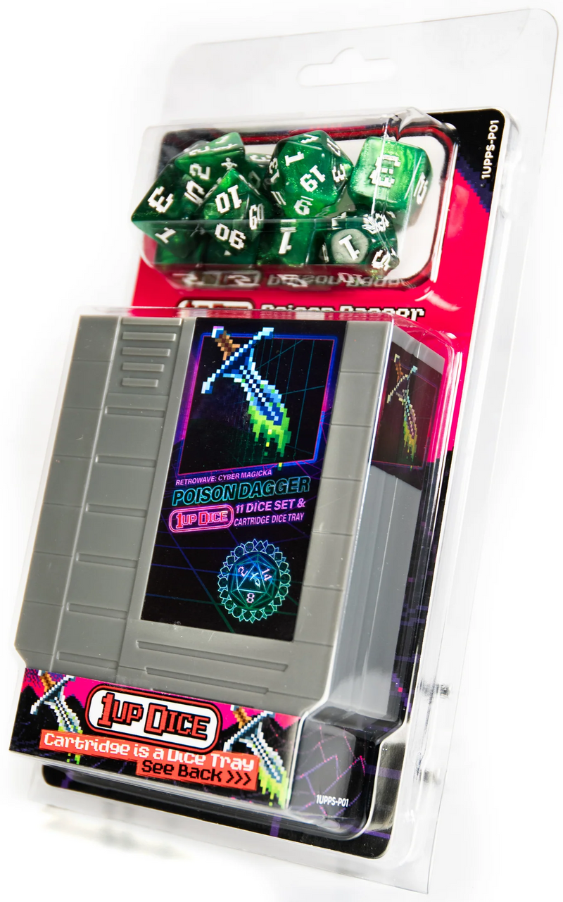 1UP Dice - Poison Dagger - Polyhedral Dice Set