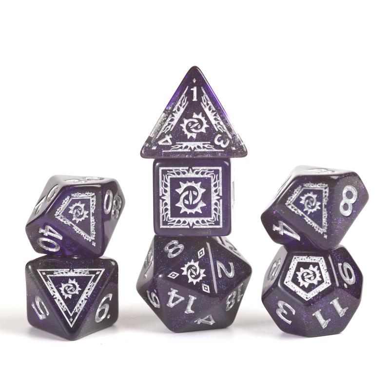 Dungeons & Dragons - Adventure Dice Warlock - Purple