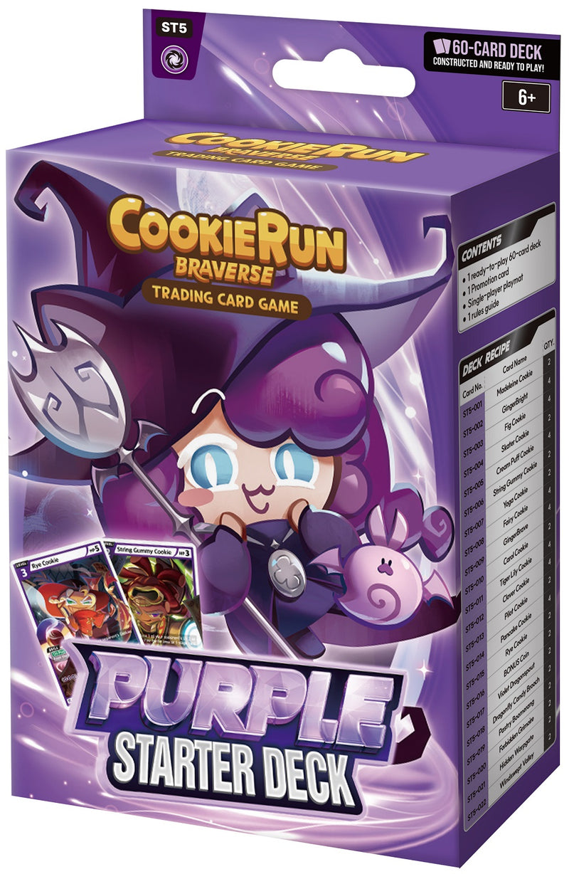 CookieRun TCG - Brave Beginning - Starter Deck (Purple)
