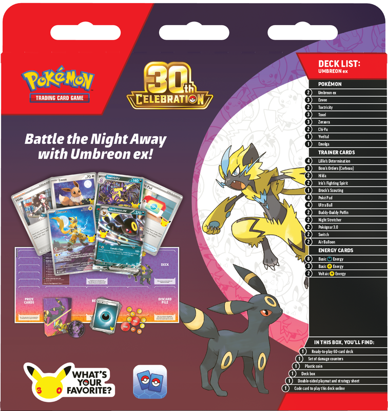 *Pre-Order* Pokémon - 30th Celebration - Umbreon Ex Battle Deck