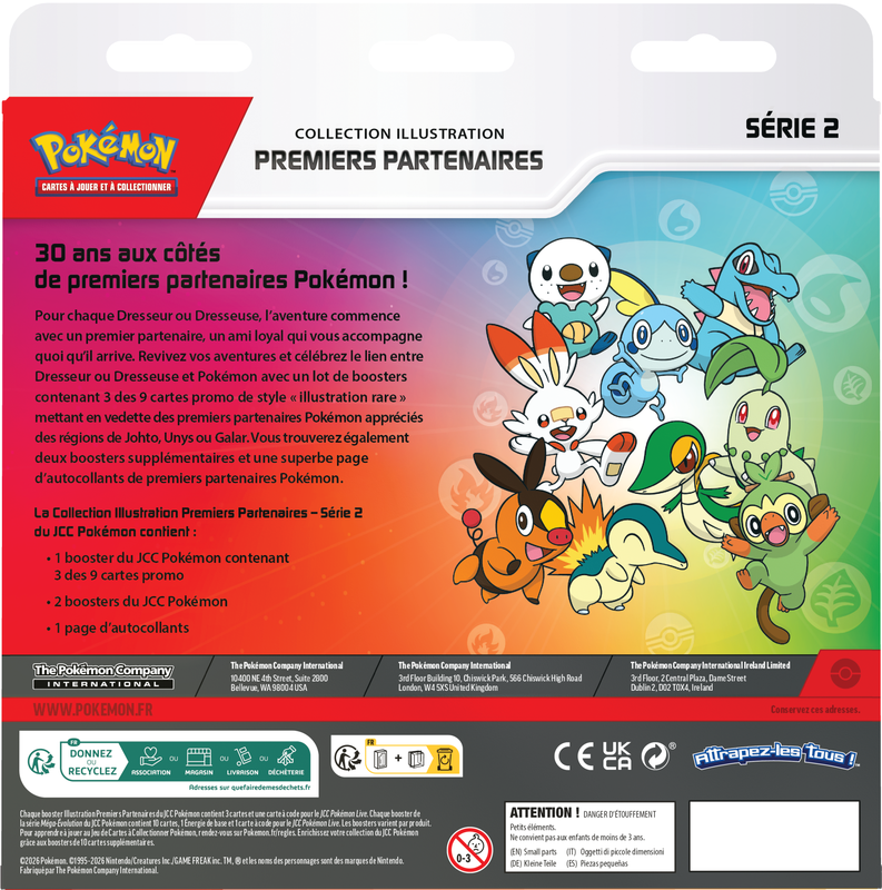 Pokémon - Collection Illustration Premiers Partenaires Série 2 (French)