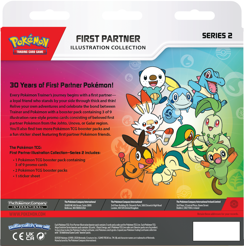 *Pre-Order* Pokémon - First Partner Illustration Collection - Series 2