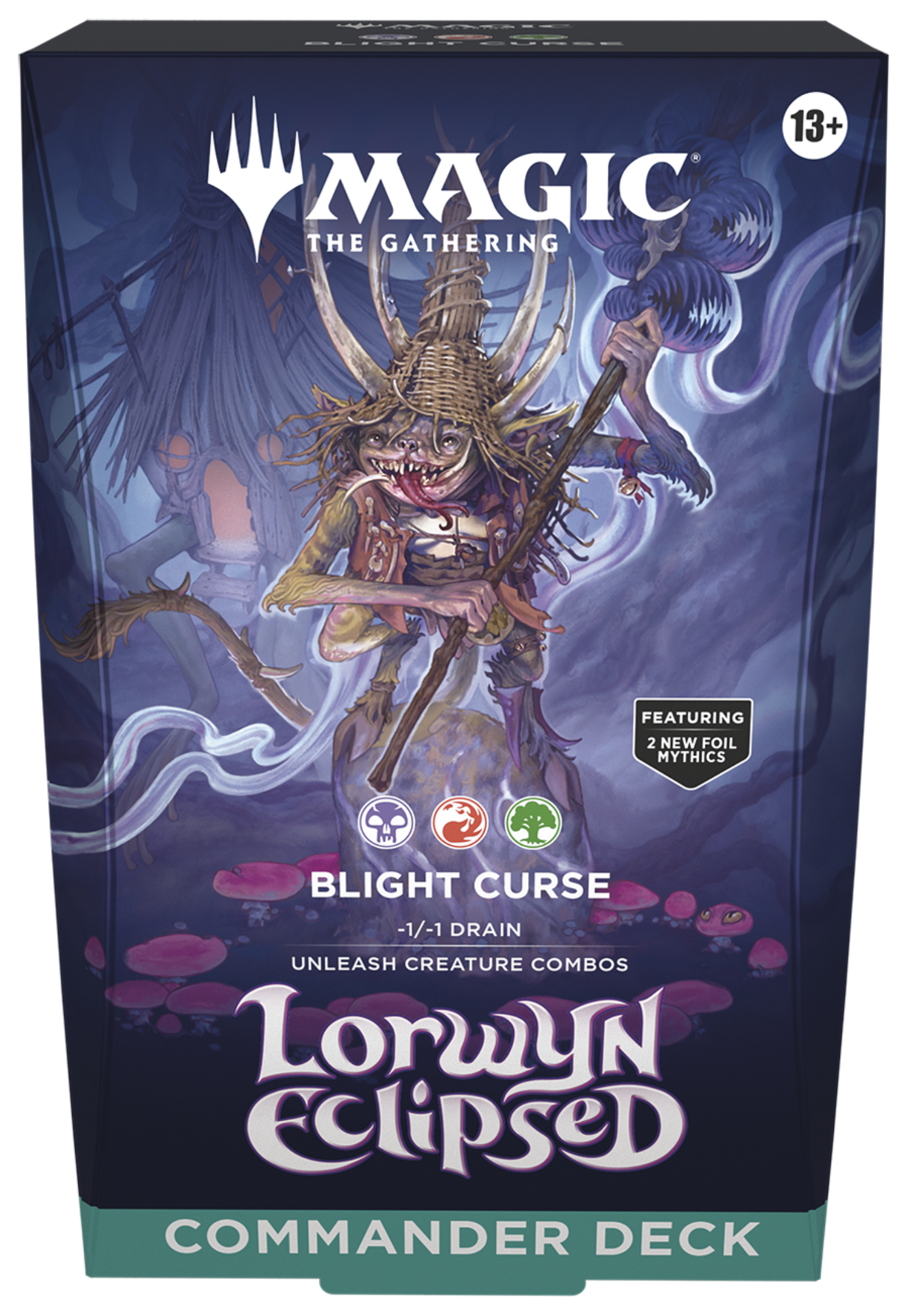 Magic The Gathering - Lorwyn Eclipsed - Blight Curse - Commander Deck