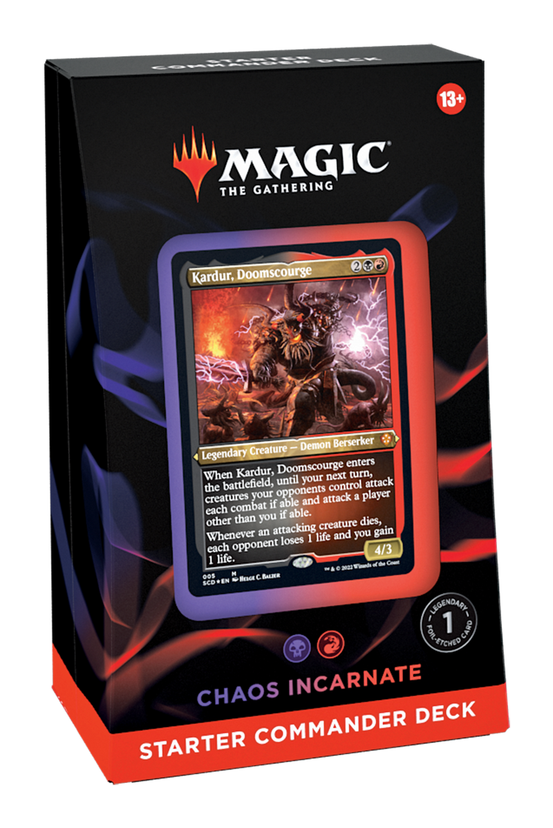 Magic The Gathering - Chaos Incarnate - Starter Commander Deck