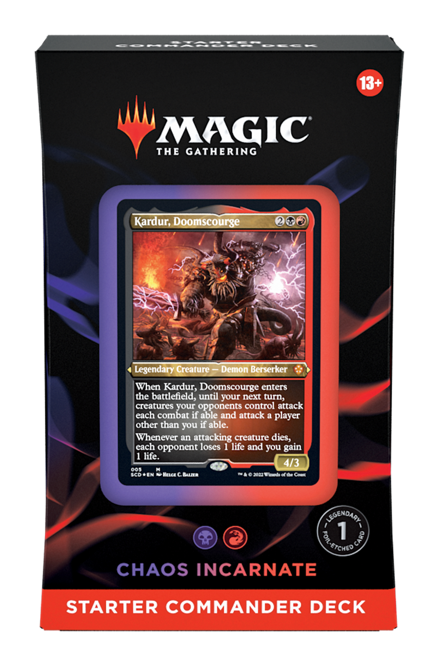 Magic The Gathering - Chaos Incarnate - Starter Commander Deck