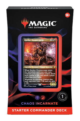 Magic The Gathering - Chaos Incarnate - Starter Commander Deck
